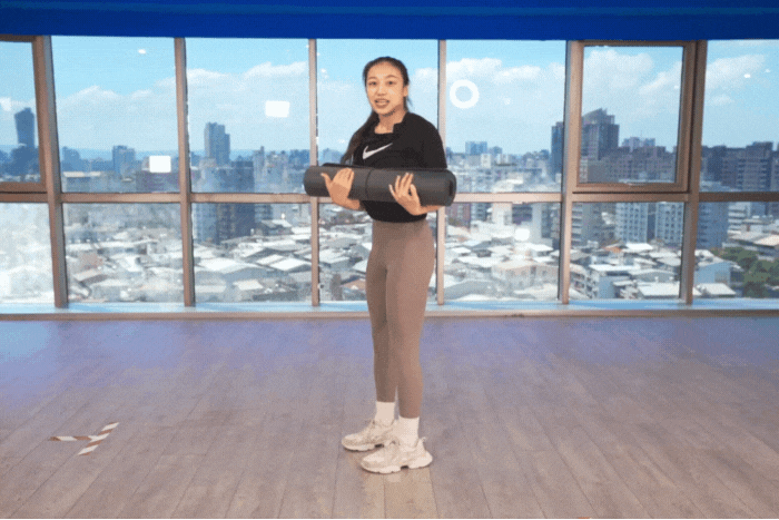 後Lunge 扭轉