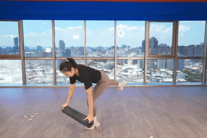 後Lunge 扭轉