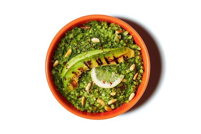 14.糙米、香蒜醬大蒜燕麥片