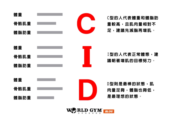 InBody 肌肉脂肪分析「C、I、D 型」