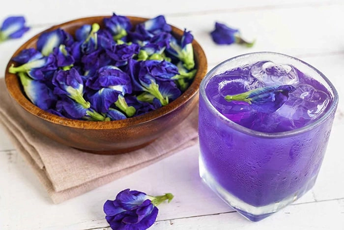 蝶豆花