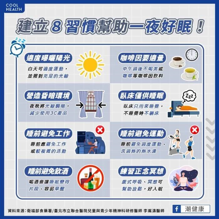 吃「褪黑激素」改善失眠？醫提醒：先改善8習慣